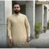 Champagne 1 Zain Jee Sumatra Premium Unstitched Cotton Fabric Men’s Suit
